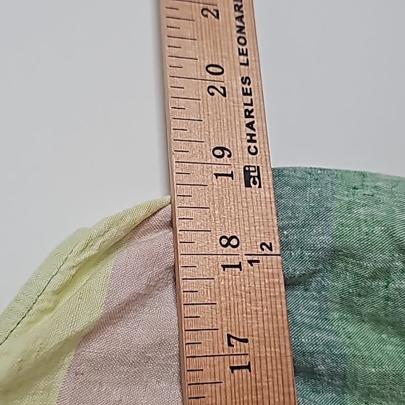 5/25 ❤️ Aerie Linen Multicolor Striped Cut Out Mini Dress - Picture 3 of 7